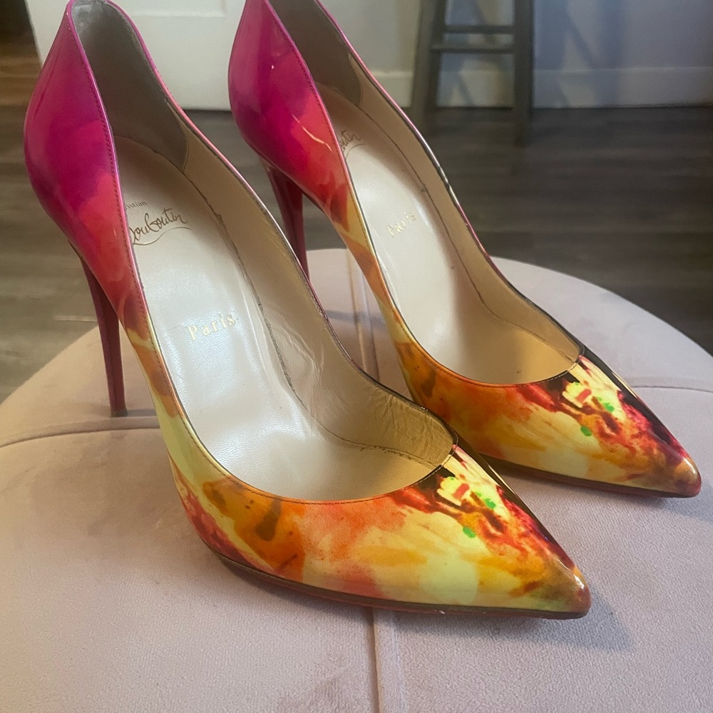Christian Louboutin Multicolor Stiletto Heels